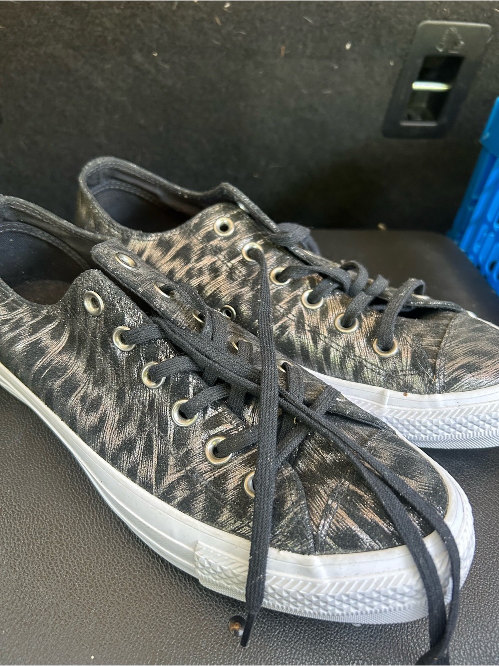 Converse Black Canvas Sneakers